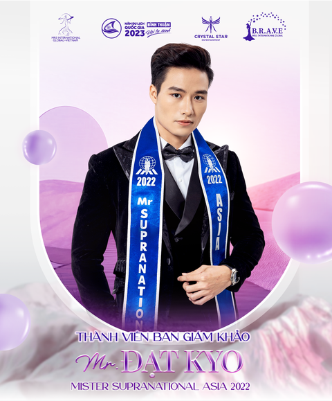 Mister Supranational Asia 2022 - Đạt Kyo, mảnh ghép nam vương duy nhất trong hội đồng BGK Hoa hậu Hoa hậu Quý bà Quốc tế Mister Supranational Asia 2022 - Đạt Kyo, mảnh ghép nam vương duy nhất trong hội đồng ban giám khảo Hoa hậu Quý bà quốc tế