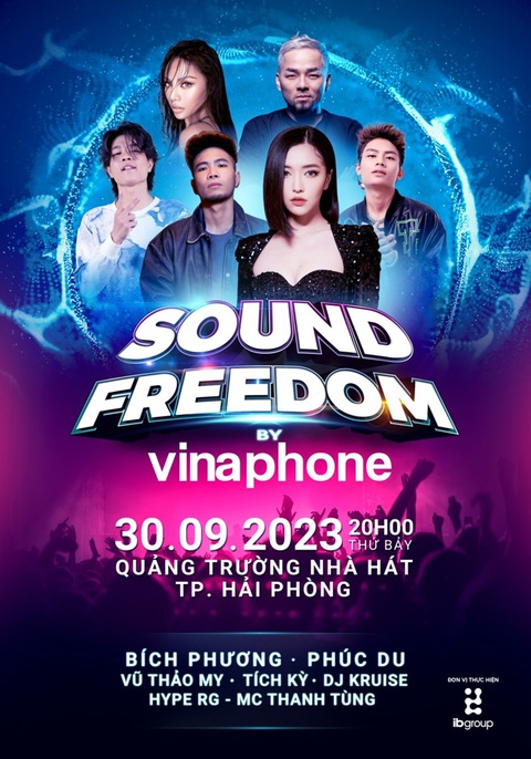 Chuỗi sự kiện âm nhạc Sound Freedom by VinaPhone được đầu tư công phu với hệ thống âm thanh, ánh sáng hiện đại, hứa hẹn đem đến cho khán giả những đêm nhạc thăng hoa, bùng cháy cảm xúc Chuỗi sự kiện âm nhạc Sound Freedom by VinaPhone được đầu tư công phu với hệ thống âm thanh, ánh sáng hiện đại, hứa hẹn đem đến cho khán giả những đêm nhạc thăng hoa, bùng cháy cảm xúc