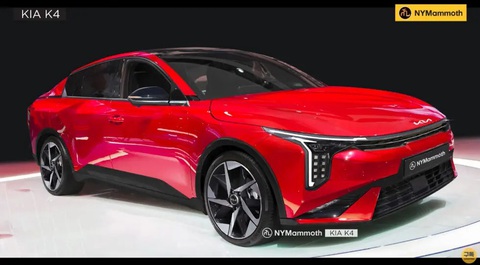 Dự đoán thiết kế Kia K4: Cerato đổi tên, thiết kế mới trên khung gầm cũ - Ảnh 2. Thiết kế K4 dự kiến mượn khá nhiều yếu tố từ dàn xe Kia mới như Sorento hay EV9, thể hiện rõ nhất qua đèn pha - Ảnh: NYMammoth