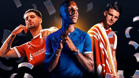 Premier League chi tiêu kỉ lục mùa hè đạt 2,36 tỷ bảng Anh - Ảnh 1. Dominik Szoboszlai, Moises Caicedo và Declan Rice là những hợp đồng đắt nhất của Premier League mùa hè này - Ảnh: Getty Images
