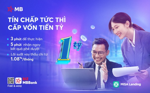 MB ra mắt sản phẩm vay vốn tín chấp đồng hành cùng doanh nghiệp - Ảnh 1. MB ra mắt sản phẩm vay vốn tín chấp đồng hành cùng doanh nghiệp - Ảnh 1.