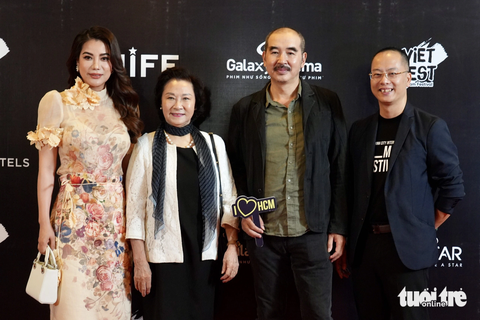 Các nghệ sĩ trong nước tham dự họp báo giới thiệu HIFF 2024 - Ảnh: HỮU HẠNH Các nghệ sĩ trong nước tham dự họp báo giới thiệu HIFF 2024 - Ảnh: HỮU HẠNH