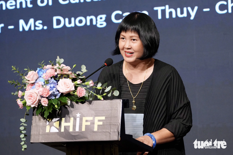 Bà Nguyễn Thị Thu Hà, phó cục trưởng Cục Điện ảnh, đơn vị tư vấn, phối hợp tổ chức liên hoan phim - Ảnh: HỮU HẠNH Bà Nguyễn Thị Thu Hà, phó cục trưởng Cục Điện ảnh, đơn vị tư vấn, phối hợp tổ chức liên hoan phim - Ảnh: HỮU HẠNH
