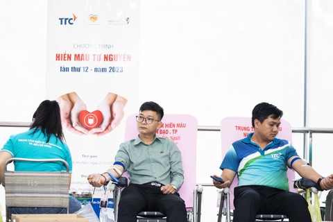 Với tôn chỉ “Vì cộng đồng, phát triển địa phương”, chương trình hiến máu tự nguyện không chỉ được tổ chức tại TP.HCM mà còn được tiếp nối tại các đơn vị thành viên của Tập đoàn TTC trên cả nước. Ảnh: Đ.H Với tôn chỉ “Vì cộng đồng, phát triển địa phương”, chương trình hiến máu tự nguyện không chỉ được tổ chức tại TP.HCM mà còn được tiếp nối tại các đơn vị thành viên của Tập đoàn TTC trên cả nước - Ảnh: Đ.H