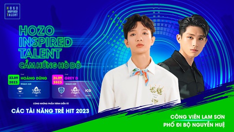 Cặp đôi "Hit maker" Gen Z: Hoàng Dũng, GreyD đổ bộ sân khấu 'Cảm hứng Hò Dô' tháng 9 - Ảnh 1. Cặp đôi "Hit maker" Gen Z: Hoàng Dũng, GreyD đổ bộ sân khấu 'Cảm hứng Hò Dô' tháng 9 - Ảnh 1.