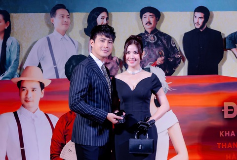 Dàn sao Việt tưng bừng hội ngộ chúc mừng Đoàn Minh Tài ra mắt phim mới - Ảnh 4. Thanh Duy cũng có mặt tại sự kiện để ủng hộ tinh thần cho vợ
