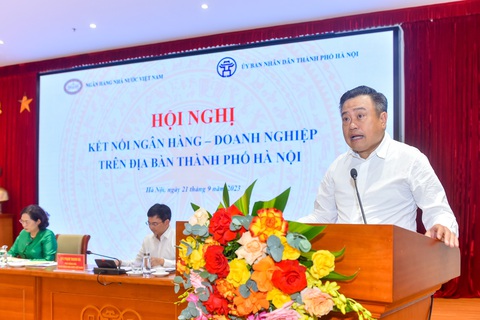 Doanh nghiệp không còn khả năng hấp thụ vốn nữa mà đưa nhân sâm vào thì người ta cũng chết - Ảnh 1. Theo chủ tịch Hà Nội, khi doanh nghiệp không còn khả năng hấp thụ thì đưa nhân sâm vào người ta cũng chết - Ảnh: CTV