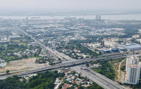 TP.HCM: Đến 101/155 dự án bồi thường của năm 2023 chưa được giải ngân - Ảnh 1. Nút giao Mỹ Thủy, TP Thủ Đức là một trong những dự án có vốn bồi thường lớn hơn 1.000 tỉ đồng của TP.HCM - Ảnh: LÊ PHAN
