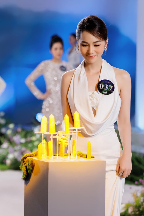 Chủ nhân của những chiếc Vòng Nguyệt quế đầu tiên tại Miss Earth Việt Nam 2023 dần lộ diện - Ảnh 2. Thí sinh Hoàng Thị Kim Chi.