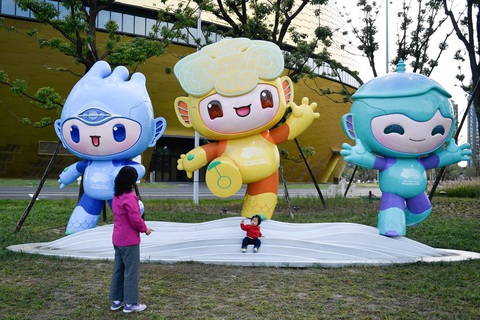 Lễ khai mạc Asiad 19 có gì? - Ảnh 3. Linh vật của Asiad 19 - Ảnh: SSCP