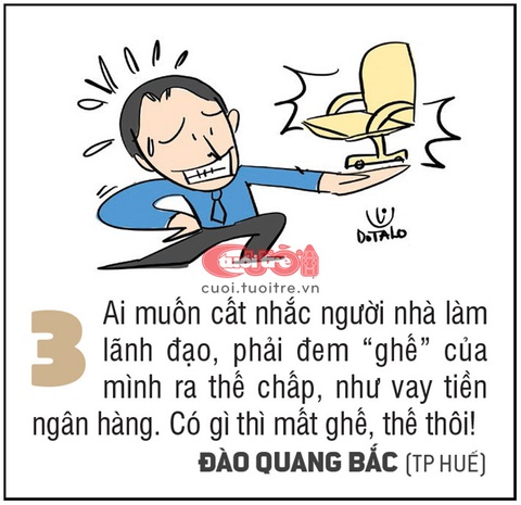 10 biện pháp hạn chế việc bố trí người nhà làm lãnh đạo - Ảnh 3. Ai muốn cất nhắc người nhà làm lãnh đạo, phải đem “ghế” của mình ra thế chấp