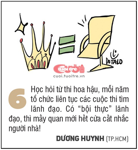 10 biện pháp hạn chế việc bố trí người nhà làm lãnh đạo - Ảnh 6. Học hỏi từ các cuộc thi hoa hậu
