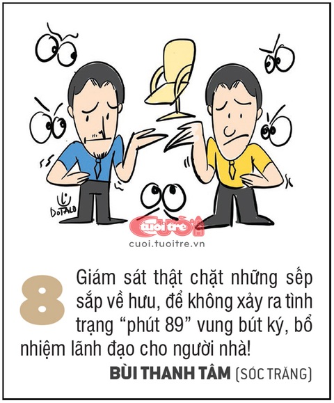 10 biện pháp hạn chế việc bố trí người nhà làm lãnh đạo - Ảnh 8. Giám sát thật chặt những sếp sắp về hưu