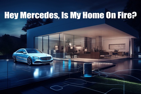 Biết mọi thứ ở nhà, điều khiển thiết bị điện dù chỉ ngồi trong cabin Mercedes-Benz - Ảnh 1. Những ai sở hữu một căn nhà thông minh có thể thích thú tiện nghi mới từ Mercedes-Benz - Ảnh: Carbuzz