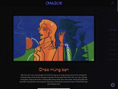 Orange là nghệ sĩ đầu tiên của Vpop cho ra mắt minisite dành riêng cho album Orange là nghệ sĩ đầu tiên của V-pop cho ra mắt minisite dành riêng cho album