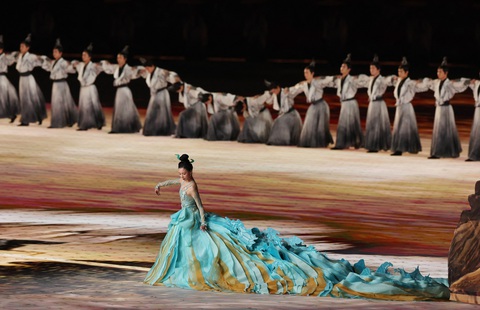 Trực tiếp lễ khai mạc Asiad 19: Trung Quốc có 887 VĐV, đông thứ hai sau Thái Lan - Ảnh 3. Ảnh: Reuters