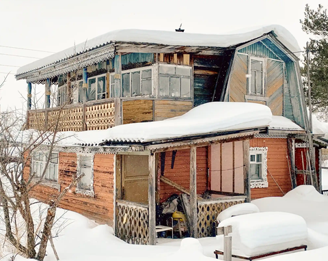 Làng cổ tích ghi dấu một thời nước Nga Xô viết - Ảnh 6. Một dacha hai tầng - Ảnh: FYODOR SAVINTSEV