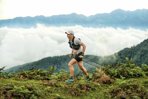 Sa Pa đẹp hùng vĩ trên cung đường của Vietnam Mountain Marathon 2023 - Ảnh 9. Vượt qua những cung đường khốc liệt, giới hạn của bản thân để chinh phục thử thách tại VMM - Ảnh: LƯU MINH KHƯƠNG