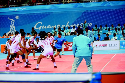 Những môn thể thao 'độc lạ' ở Asiad 19 - Ảnh 1. Kabaddi là một trong những môn thể thao "độc lạ" ở Asiad 19 - Ảnh: CGTN