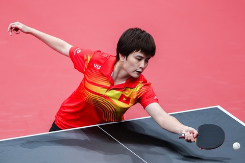Việt Nam đã có 2 huy chương đồng tại Asiad 19 - Ảnh 1. Tay vợt Diệu Khánh của tuyển bóng bàn nữ Việt Nam - Ảnh: Hangzhou2022