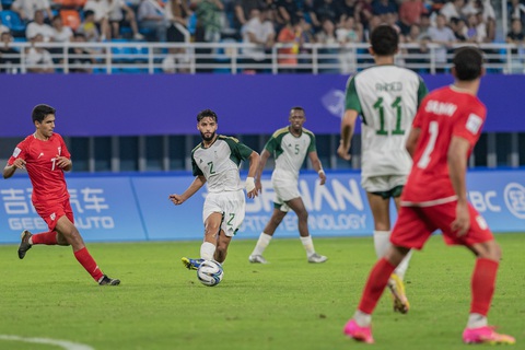 Tương quan sức mạnh giữa Olympic Việt Nam và Saudi Arabia - Ảnh 1. Các cầu thủ Olympic Saudi Arabia có nhiều điểm mạnh vượt trội Olympic Việt Nam - Ảnh: AFC