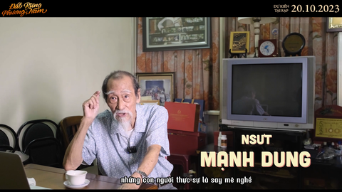 Diễn viên Bản truyền hình xúc động khi xem trailer Đất rừng Phương Nam - Ảnh 1. "Ông Ba bắt rắn" Mạnh Dung