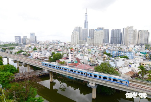 Công ty Metro số 1 TP.HCM đón tin vui - Ảnh 1. TP.HCM dự kiến vận hành thương mại metro số 1 vào tháng 7-2024 - Ảnh: QUANG ĐỊNH