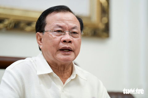 Nguyên bí thư Hà Nội Phạm Quang Nghị: 'Phải chấm dứt phạt cho tồn tại' - Ảnh 3. Ông Phạm Quang Nghị nêu rõ cái khác riêng có của Luật Thủ đô chính là ở những quy định đặc thù, vượt trội - Ảnh: NAM TRẦN