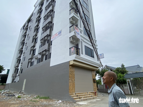 HoREA đề xuất ‘nên quản, không nên cấm chung cư mini’ - Ảnh 1. Chung cư mini mới được xây dựng tại Hà Nội - Ảnh: QUANG THẾ