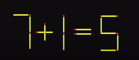 Thử tài IQ: Di chuyển hai que diêm để 9-1=2 thành phép tính đúng - Ảnh 7. Thử tài IQ: Di chuyển hai que diêm để 9-1=2 thành phép tính đúng - Ảnh 7.