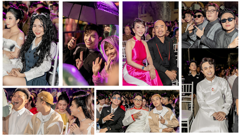 Phương Mỹ Chi bật khóc khi nhìn thấy hơn 3000 khán giả đội mưa xem show - Ảnh 1. Showcase của Phương Mỹ Chi được đông đảo anh chị em, bạn bè, đồng nghiệp, hot TikToker đến tham dự