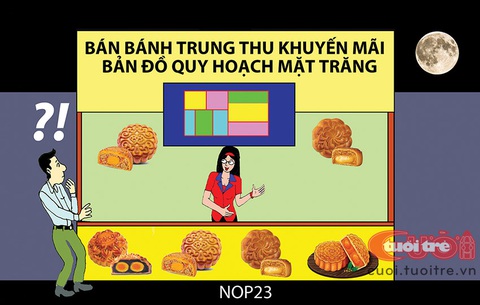 Bánh trung thu sale sập sàn - Ảnh 1. Khuyến mãi bánh trung thu cực sốc - Tranh: NOP