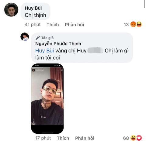 Bị gọi bằng 'chị', Noo Phước Thịnh bật chế độ 'mỏ hỗn' đáp trả - Ảnh 2. Noo Phước Thịnh dùng từ ngữ thô tục đáp lại bình luận kém duyên