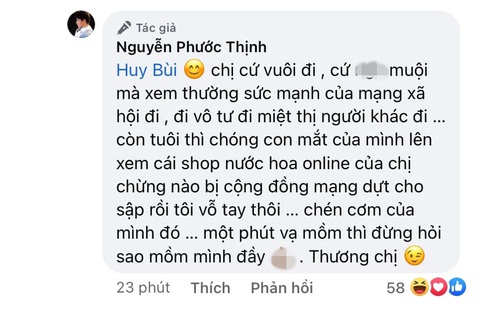 Bị gọi bằng 'chị', Noo Phước Thịnh bật chế độ 'mỏ hỗn' đáp trả - Ảnh 3. Tiếp tục đáp trả cực căng với tác giả bình luận trên