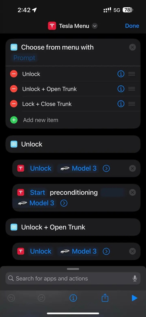 Thay đổi này trên iPhone 15 Pro giúp dòng điện thoại này 'khóa xe tối thượng' - Ảnh 2. Người dùng có thể biến Action Button thành phím tắt thực hiện nhiều tính năng đồng loạt - Ảnh: The Drive