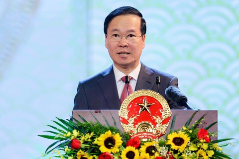 Chủ tịch nước Võ Văn Thưởng: Mong các cháu nuôi dưỡng những cảm xúc hồn nhiên, trong sáng - Ảnh 1. Chủ tịch nước Võ Văn Thưởng - Ảnh: NGUYỄN KHÁNH