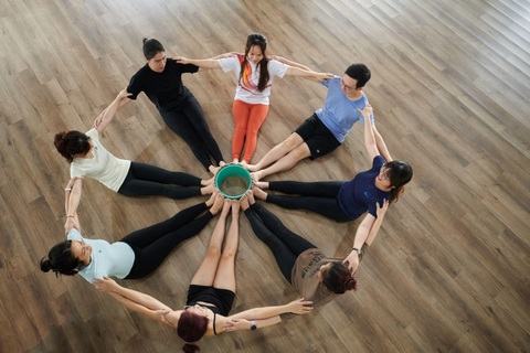 GL HCMC: Điểm đến để rèn luyện thể chất phía Tây TP. HCM - Ảnh 1. Điểm tập luyện yoga được yêu thích tại CLB
