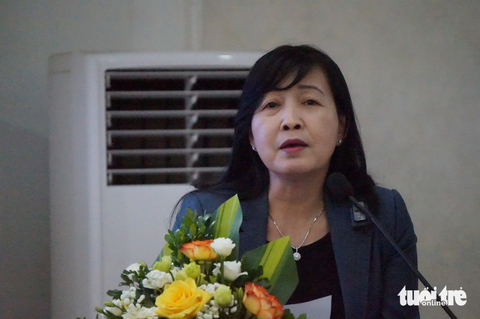 Bà Trần Thị Thu Đông mong muốn có một bảo tàng nhiếp ảnh nhà nước đầu tư - Ảnh: T.ĐIỂU Bà Trần Thị Thu Đông mong muốn có một bảo tàng nhiếp ảnh do Nhà nước đầu tư - Ảnh: T.ĐIỂU