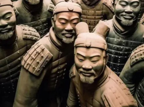 AI 'hồi sinh' đội quân đất nung của Tần Thủy Hoàng - Ảnh 3. "Mấy ông chỉ cần cười là được, mọi thứ để tui lo".