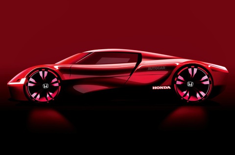 Honda ra mắt siêu xe, xe tự lái và xe máy điện mới toanh vào tháng 10 - Ảnh 1. "Phát súng" đầu tiên của Honda trong phân khúc xe điện đời mới được kỳ vọng là siêu xe kế nhiệm Honda NSX - Ảnh: Autocar