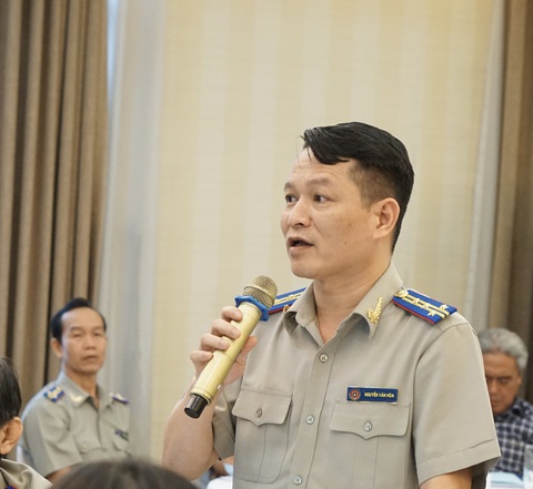 Cục THADS TP.HCM Linh hoạt tiếp nhận yêu cầu thi hành án vụ Alibaba - Ảnh 1. Ông Nguyễn Văn Hòa - cục trưởng Cục Thi hành án dân sự TP.HCM - Ảnh: TUYẾT MAI