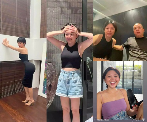 Tóc Tiên xả kho ảnh để 'giải oan' cho chồng - Ảnh 5. Tóc Tiên và Hoàng Touliver thường xuyên tung hứng