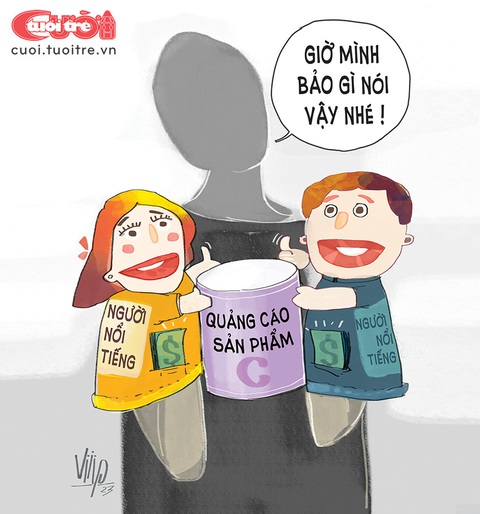 Con rối của thực phẩm chức năng - Ảnh 1. Con rối của thực phẩm chức năng dỏm - Tranh: Viiip