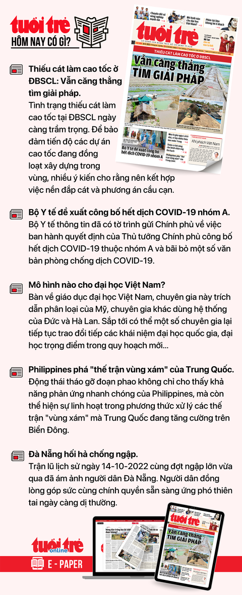 Tin tức sáng 28-9: Hơn 20 tỉ USD vốn đầu tư nước ngoài đăng ký vào Việt Nam - Ảnh 9. Tin tức chính trên Tuổi Trẻ nhật báo hôm nay 28-9. Để đọc Tuổi Trẻ báo in phiên bản E-paper, mời bạn đăng ký Tuổi Trẻ Sao TẠI ĐÂY