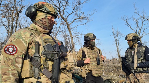 Chiến binh Wagner của Nga đã trở lại chiến trường Ukraine - Ảnh 1. Các chiến binh thuộc tập đoàn lính đánh thuê Wagner - Ảnh: MOLDOVA