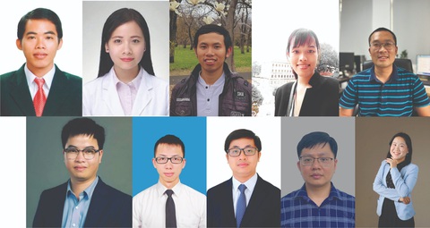 10 nhà khoa học trẻ tiêu biểu đạt giải thưởng Quả cầu vàng năm 2023 - Ảnh 1. Top 10 nhà khoa học trẻ đạt giải thưởng Quả cầu vàng năm 2023 - Ảnh: BTC