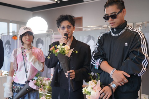 Từ trái qua: tlinh, GREY D, GDUCKY sẽ tham gia trình diễn tại GENfest - Ảnh: BTC tlinh (trái), GREY D, GDUCKY tham gia trình diễn tại GENfest - Ảnh: BTC