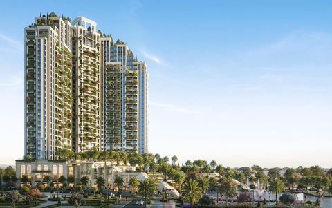 Những công trình tạo nên dấu ấn kì tích của Ecopark kể cả khi thị trường nhiều biến động - Ảnh 1. Central Park Recidences nằm tại trái tim Eco Central Park