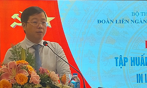 Ông Nguyễn Thanh Lâm- thứ trưởng Bộ Thông tin truyền thông phát biểu trong Hội nghị phòng, chống in lậu toàn quốc - Ảnh: HOÀNG LÊ Ông Nguyễn Thanh Lâm - thứ trưởng Bộ Thông tin và Truyền thông, phát biểu trong Hội nghị tập huấn nghiệp vụ phòng, chống in lậu toàn quốc - Ảnh: HOÀNG LÊ