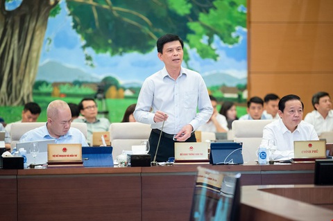 Chính phủ đề xuất điều chỉnh tổng mức đầu tư sân bay Long Thành - Ảnh 1. Thứ trưởng Bộ Giao thông vận tải Lê Anh Tuấn - Ảnh: GIA HÂN